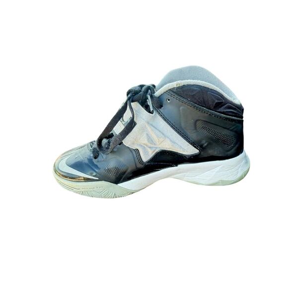 Nike Lebron Soldier 7 Youth Size 4.5 Black Gray Basketball Shoes - Picture 6 of 8